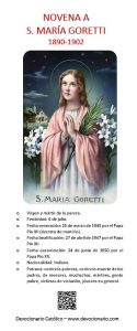 Novena di Santa Maria Goretti