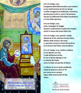 Preghiera della Novena a San Luca Patrono di Medici