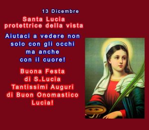 Santa Lucia Preghiera della Novena Patrona Dei Problemi Agli Occhi